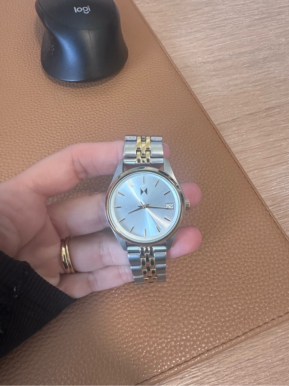 MVMT Rise Boyfriend Watch Two Toned